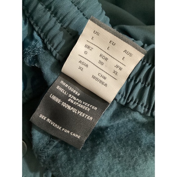New Balance Women Jogger Pants Teal Green Athletic Zip Ankle Drawstring Size L - Picture 7 of 7